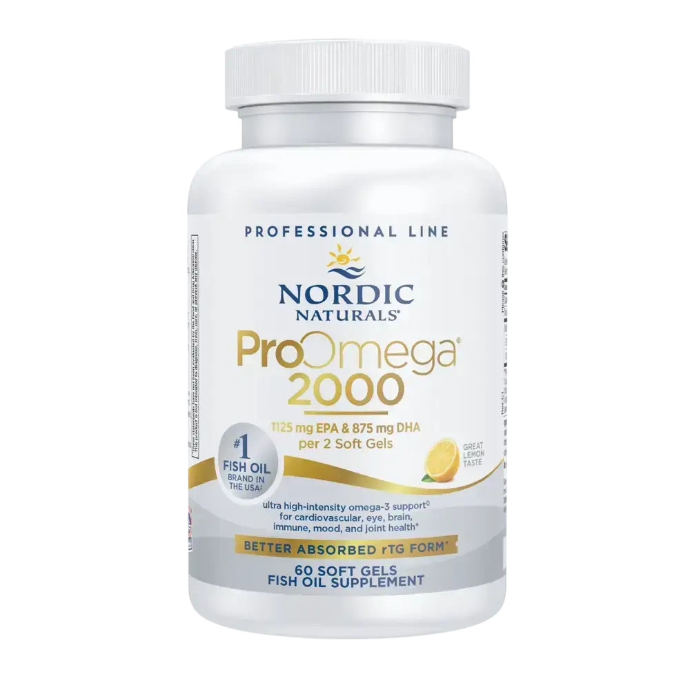 Front bottle — ProOmega® 2000, Softgels, Lemon by Nordic Naturals