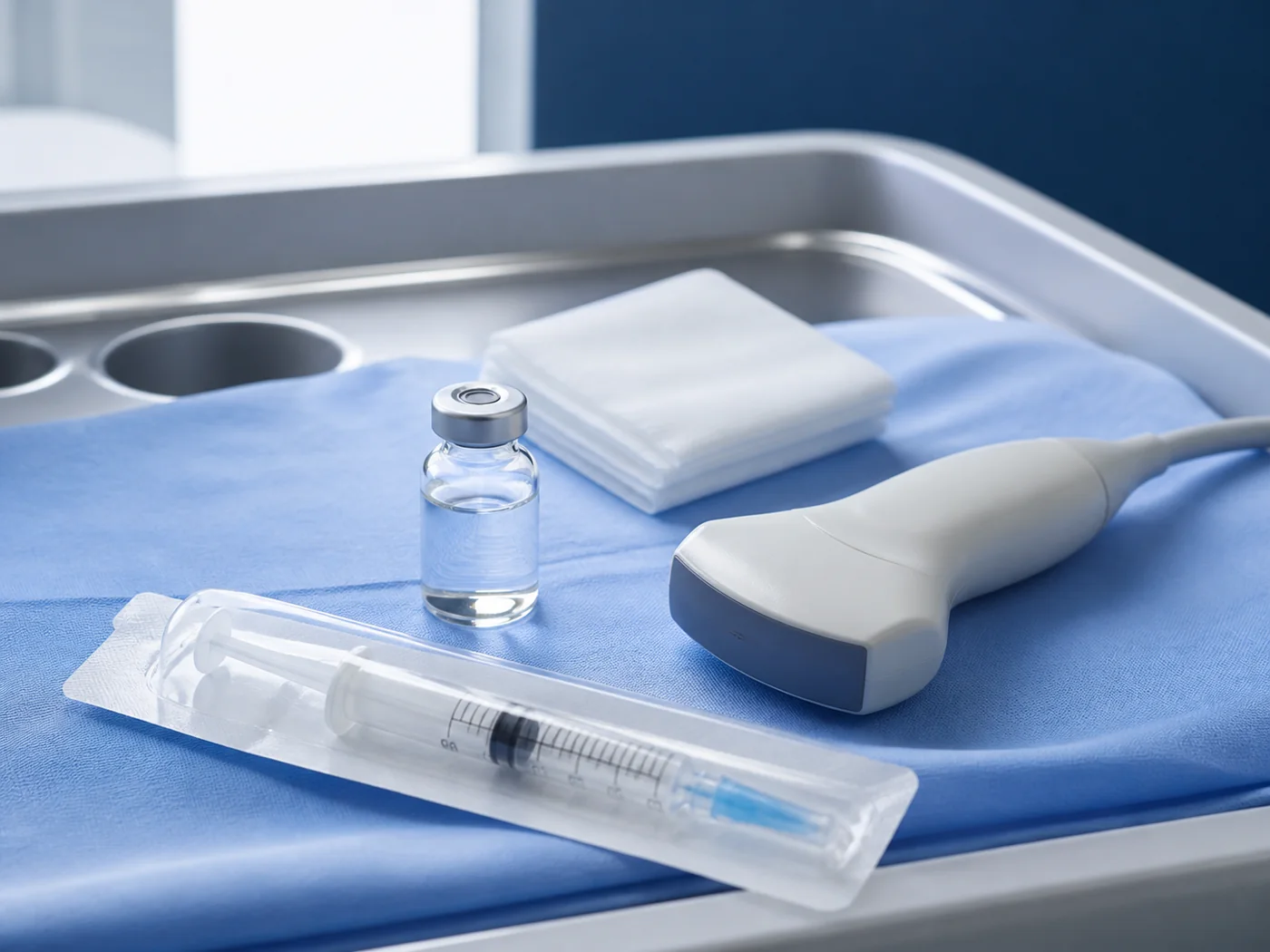 Physician preparing a regenerative injection at Sunridge Medical